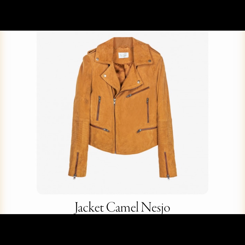 Suede Jacket Camel
